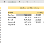 Excel - vyhledávací funkce pro získání všech hodnot