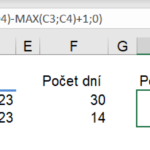 Excel - výpočet průniku časových intervalů